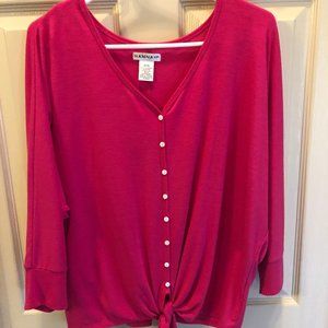 Hannah bright pink top